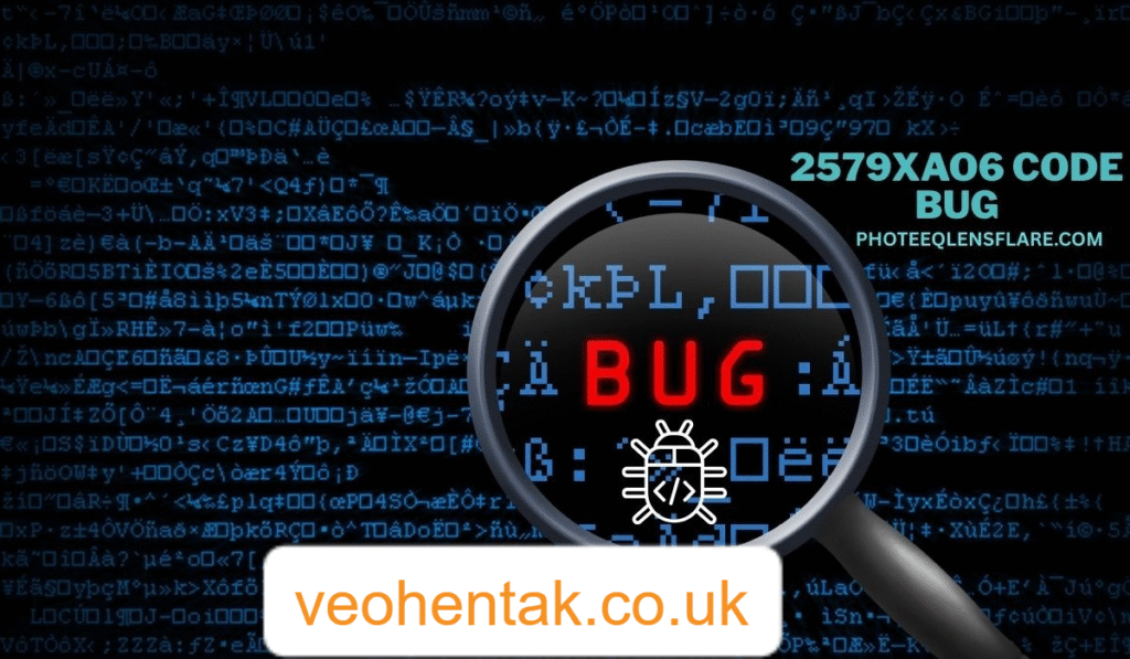 2579xao6 code bug