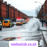 Glasgow Shettleston Road Water Main Break